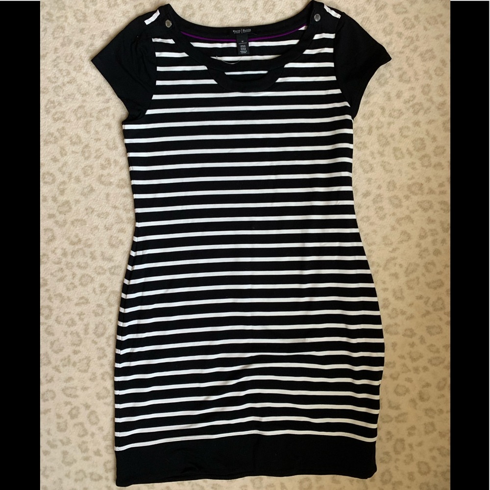 White House Black Market striped dress (M) - Picture 4 of 11